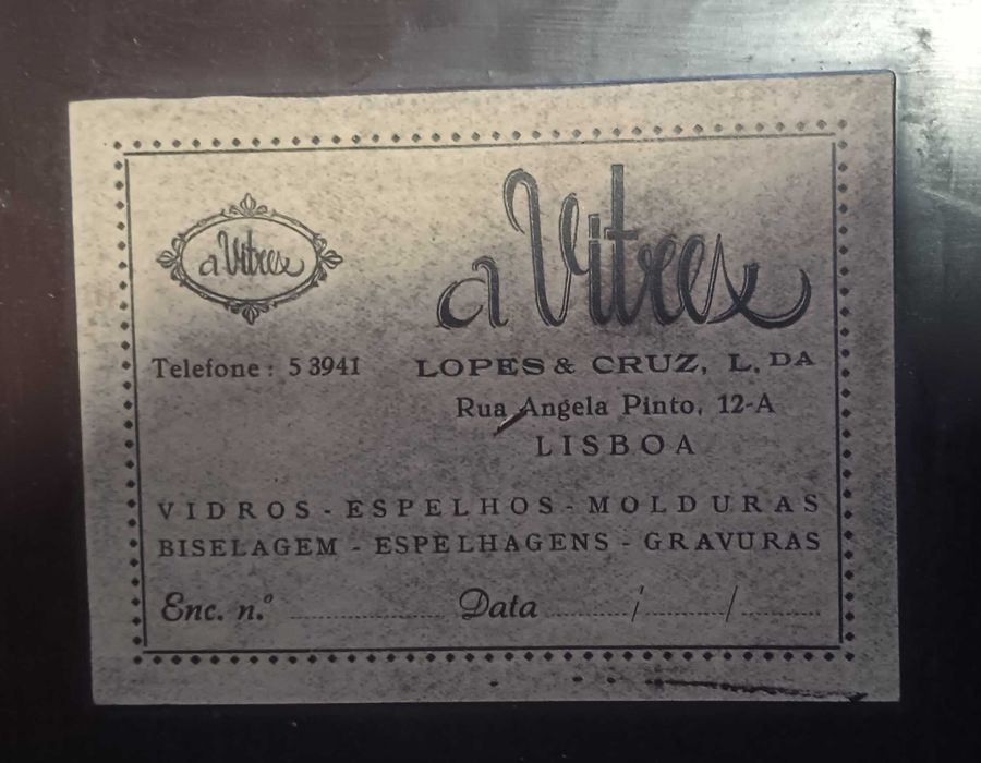 Espelho Biselado & Moldura Antiga