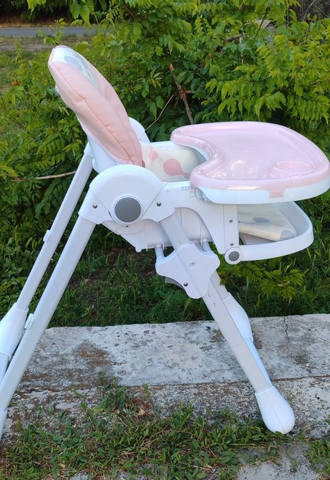 Стільчик для годування Kinderkraft Yummy Pink