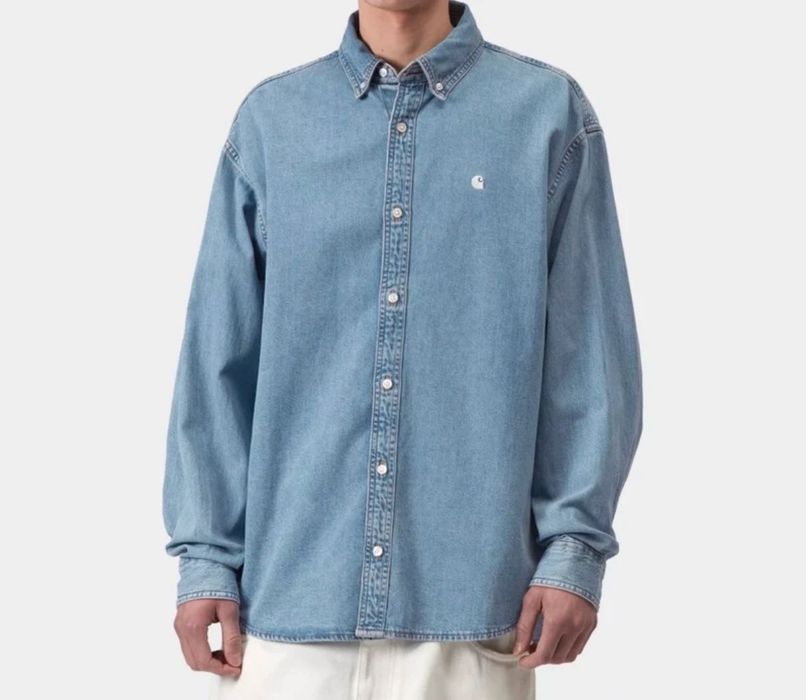 Camisa blue bleached - Lucas Shirt M