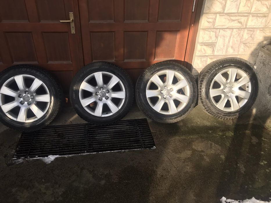 Felgi z oponami zimowymi audi 18 cali A8 D4 i nie tylko