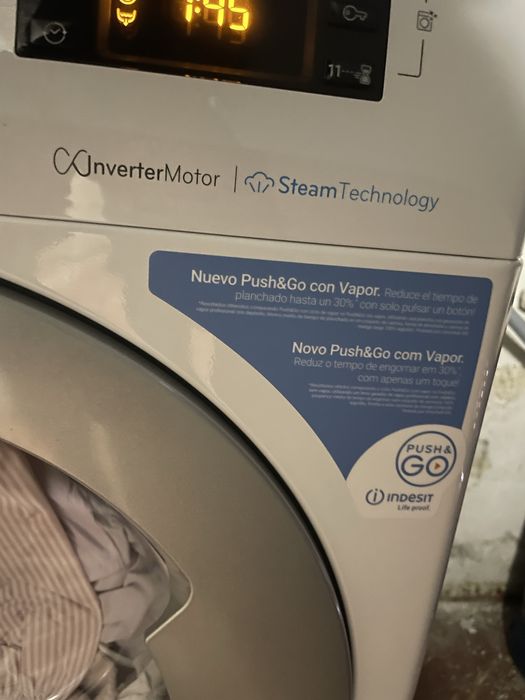 Máquina de Lavar Roupa Indesit Bwe 91496X wsv spt(9 kg - 1400 rpm - Branco)