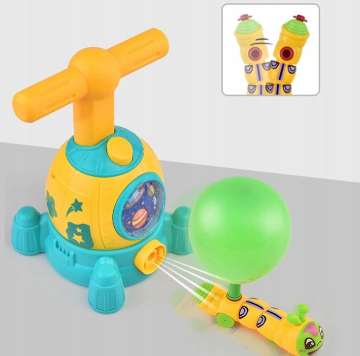 Balonowa wyrzutnia zabawka zestaw z pojazdami