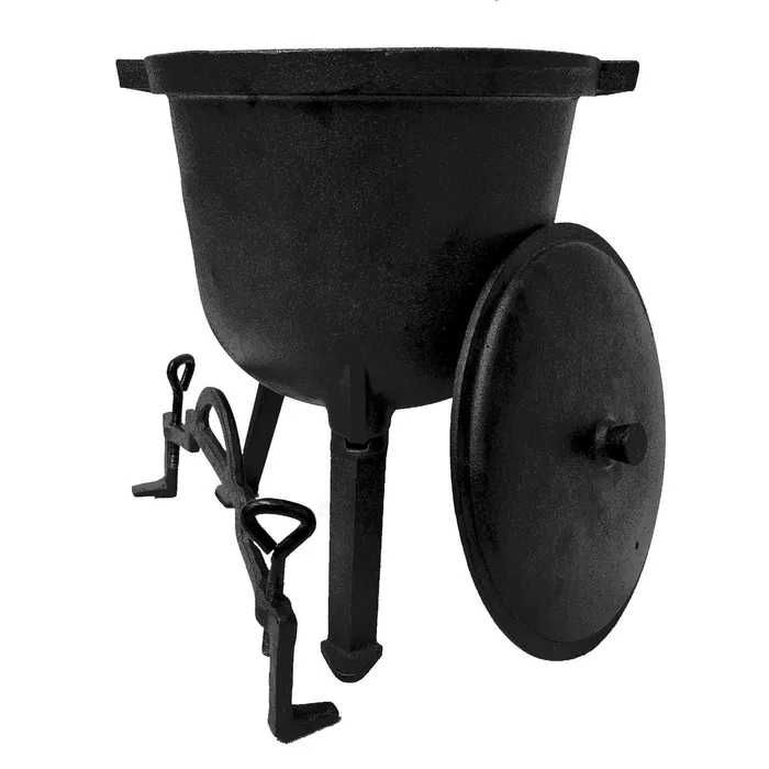 Kociołek myśliwski żeliwny 8L garnek ognisko gril