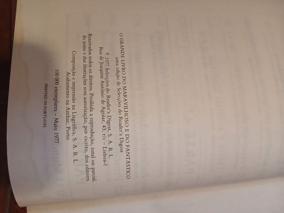 O Grande Livro Do Maravilhoso e do Fantástico - Histórias incríveis, mas verdadeiras do Homem, da Natureza, da Terra e do Espaço