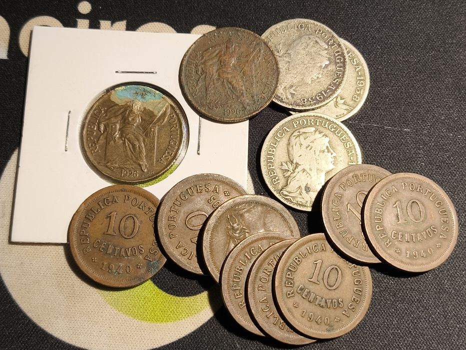Moedas de 1, 2, 5, 10, 20, 50 Centavos & 1 Escudo - [1917 a 1940] (lista atualizada a 24 de agosto)