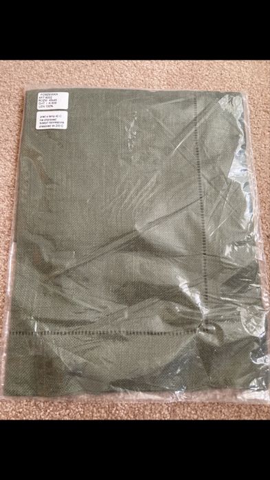 Poszewka ozdobna lniana