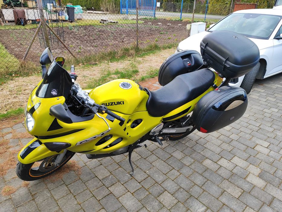 Kufry motocyklowe Kappa K48 + K40 + stelaż Suzuki GSX 600F