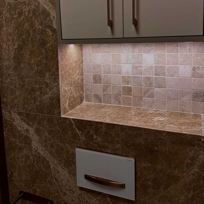 Mozaika kamienna, marmur, trawertyn, szlifowane, bębnowane,