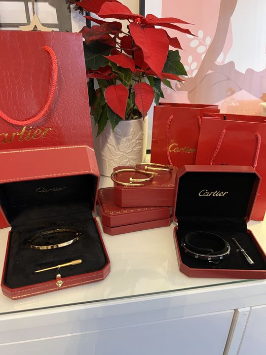 Bransoletki Cartier Screw Love różne rozmiary