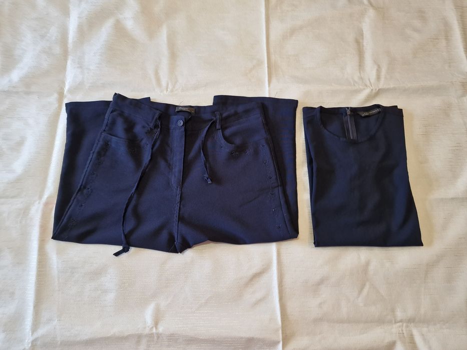 Calças e blusa para mulher, tamanho XS e S  marca Zara