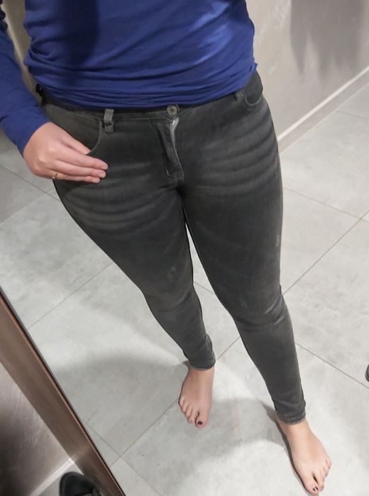 Spodnie damskie jeansowe push up