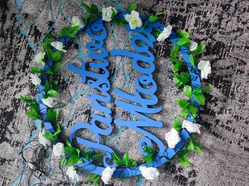 Ścianka na przyjęcie weselne