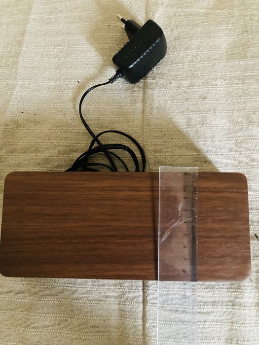 Relógio despertador Madeira