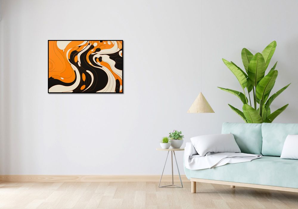 Plakat 84,1x59,4cm Tańczący Atrament