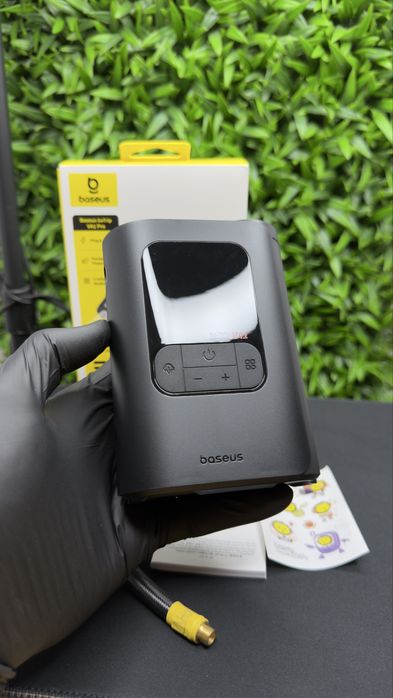 Портативний компресор BASEUS GoTrip VA1 Super Mini Wired Inflator 22-Cylinder black (C0119701) Чорний
