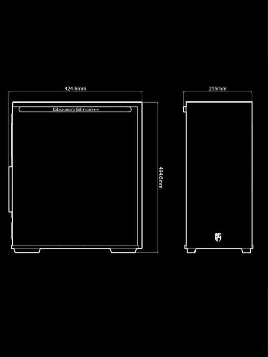 Deepcool Macube 310P Black + вентелятор