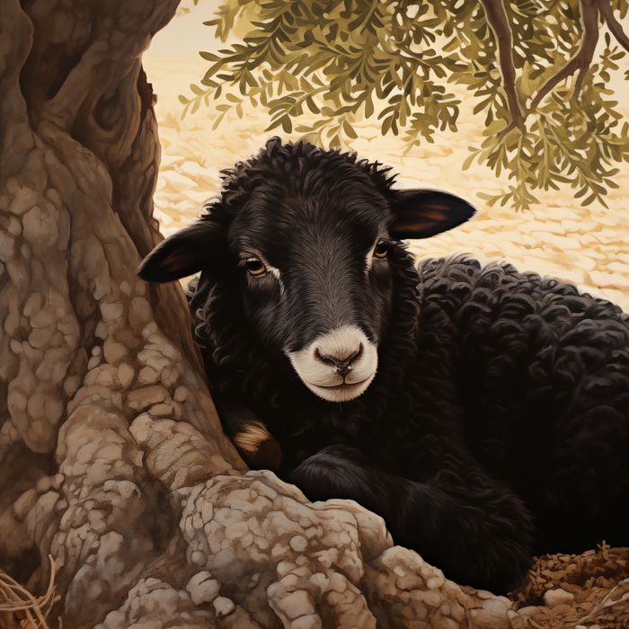 Plakat 70x70cm Spokój w Ciemnościach
