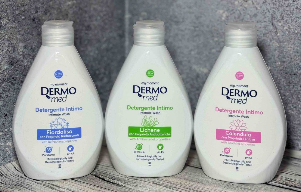 Гель для інтимної гігієни Dermomed 3 види 250 мл (більше у описі)