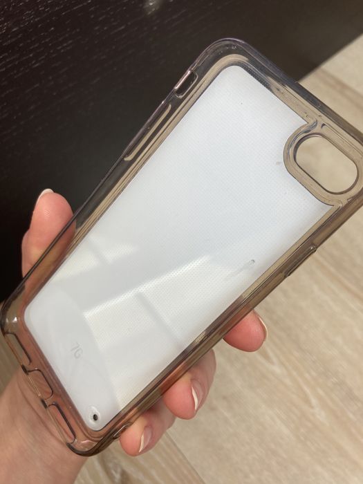 Case etui iPhone 7 8 SE 2020 marmurkowe marble z pływającym brokatem