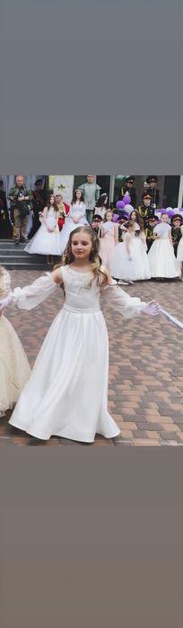 Сукня на випуск 4й клас, плаття на перше причастя 146, 152