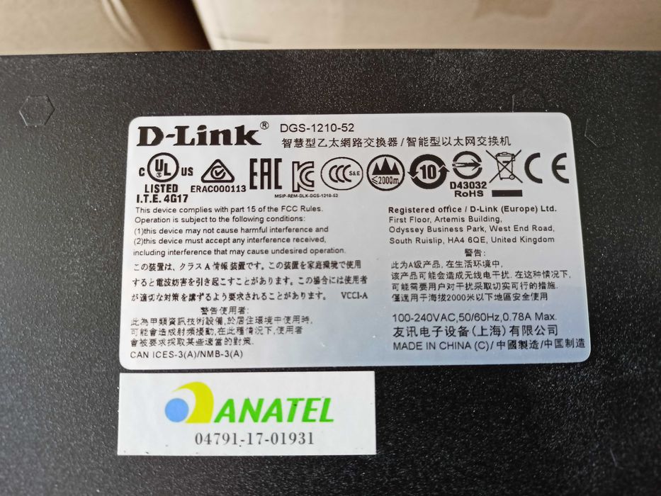 Високоякісний комутатор Smart D-Link DGS-1210-52