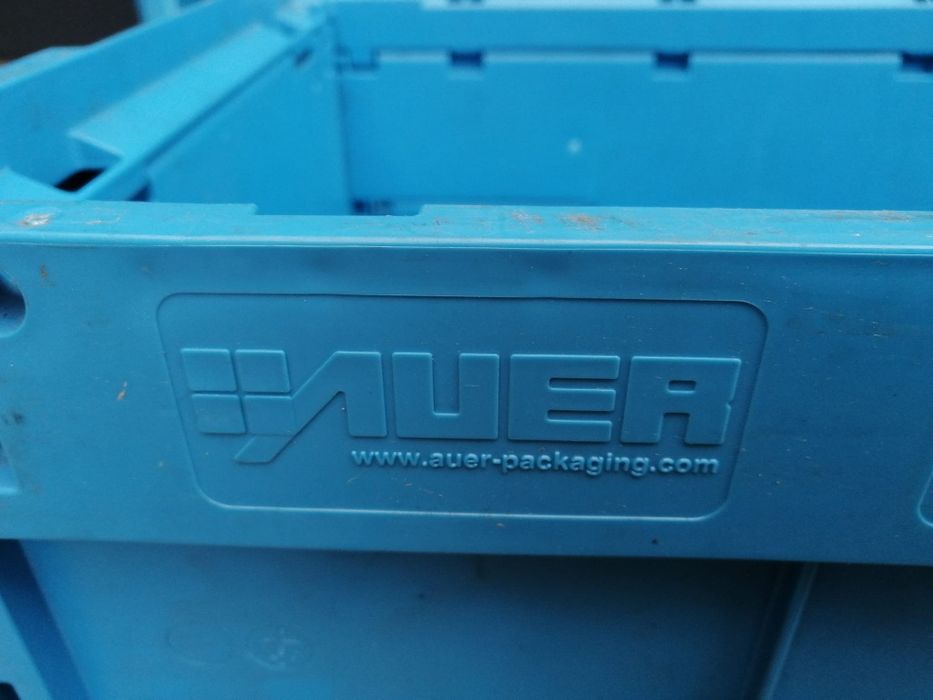 Pojemniki Skrzynki składane Auer 60x40x28cm, mocne solidne