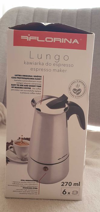 Kawiarka stalowa Lungo 270ml