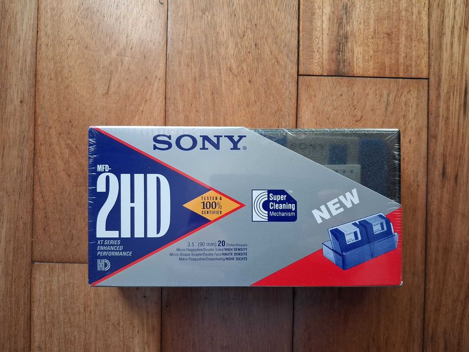 Caixa de 20 Disquetes Novas Sony 2HD 3.5" 2MB