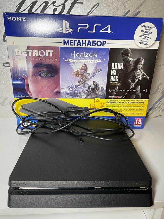Консоль Sony PlayStation 4 Slim 1TB Black Без Геймпада Б/У