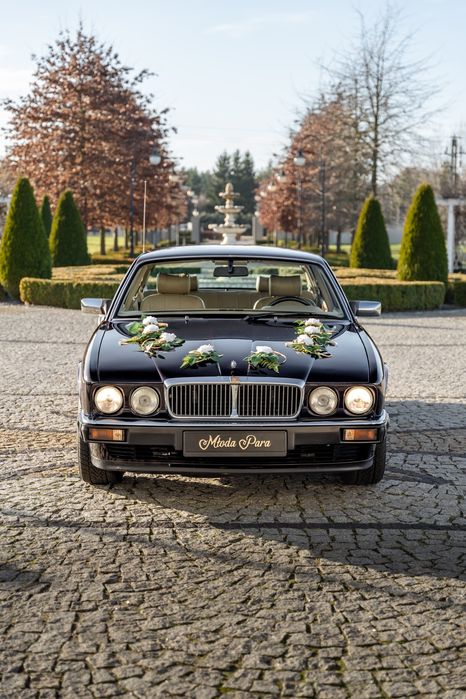 Jaguar XJ z KLIMATYZACJĄ do ślubu i wesela