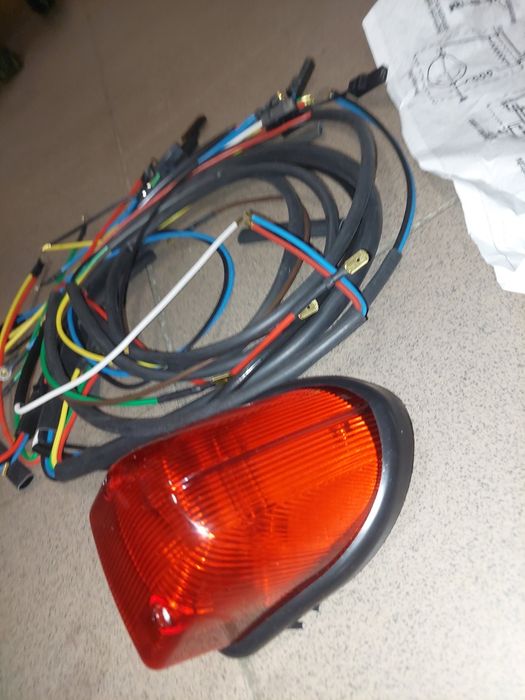 Nowy Polski zestaw naprawczy junak m10 instalacja lampa tyl