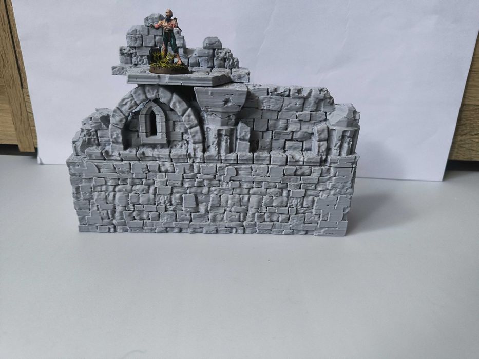 Zrujnowany mur 2(Lost City) RPG Diorama Makieta D&D