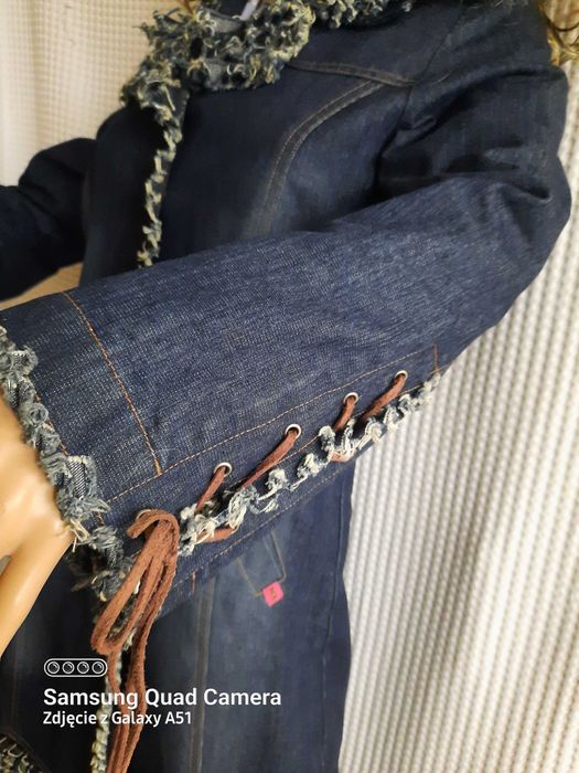 Płaszcz,kurtka jeans Million X r.S