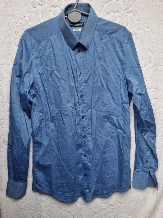 Camisa azul de homem Dolce&Gabbana  n°40  CM 051
