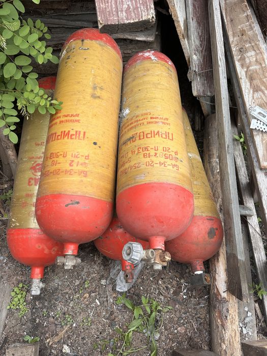 Балон газовый. Ресивер. Балон для сжатого воздуха 250 атм.