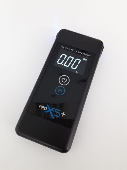 Alkomat PRO X 5 PLUS elektrochemiczny skalibrowany + ustniki