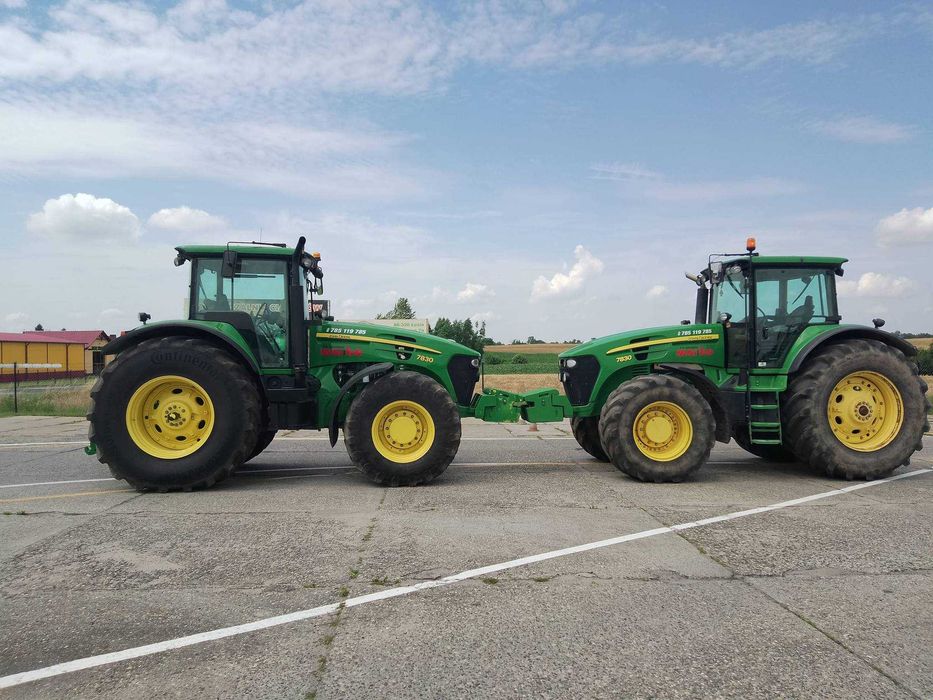 Wynajmę ciągnik Wynajem John Deere Wypożyczalnia 7830, 7730, 7930
