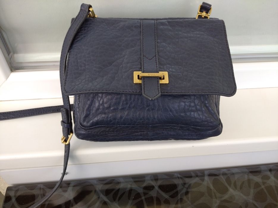 Кожаная сумка. Fossil.