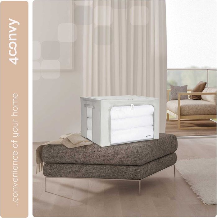 Organizer pudełko na ubrania pościel do szaf garderoby pokrywa 3X100L