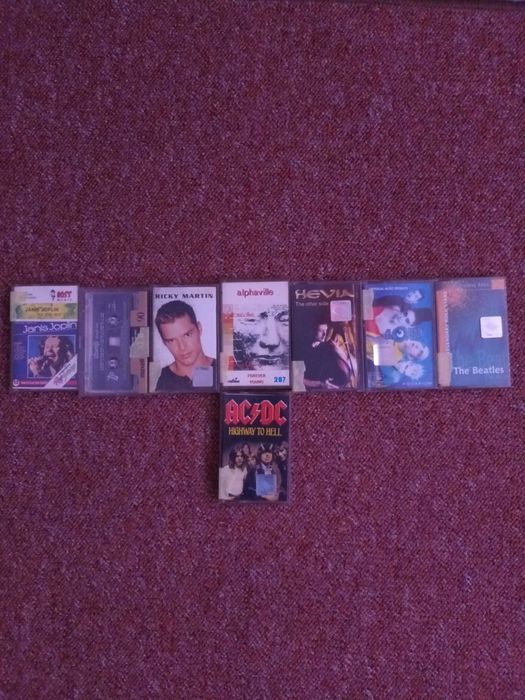 Kasety Magnetofonowe 8 szt. Oryginalne, testowane