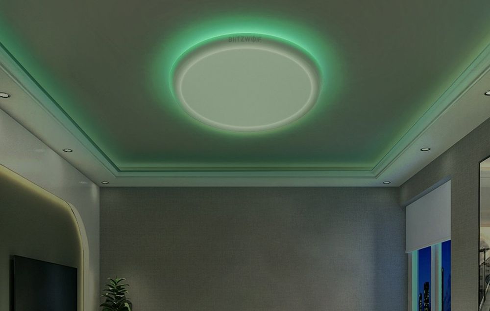 Candeeiro de teto BlitzWolf BW-CLT1 led rgb novo