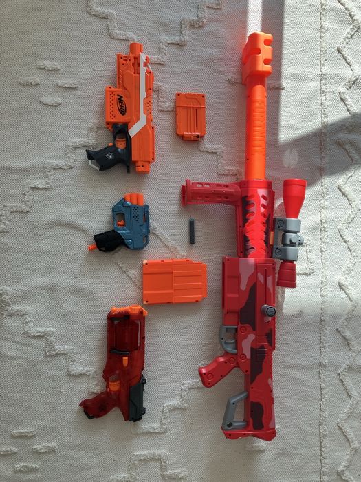 Pistolety Nerf stan idealny