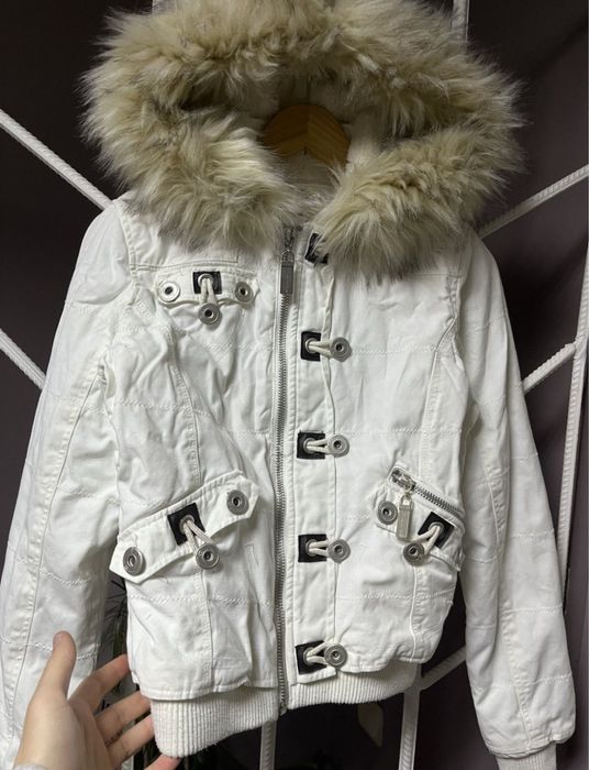 Opium бомбер с мехом y2k б