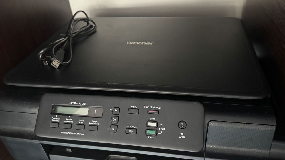 Drukarka Brother DCP-J152W (WIFI) skaner + ZESTAWY TUSZY