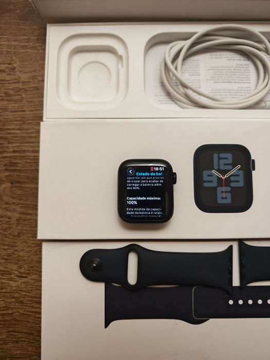 Apple Watch Se 2⁰ 40MM Preto  Bom estado Aceito Retomas