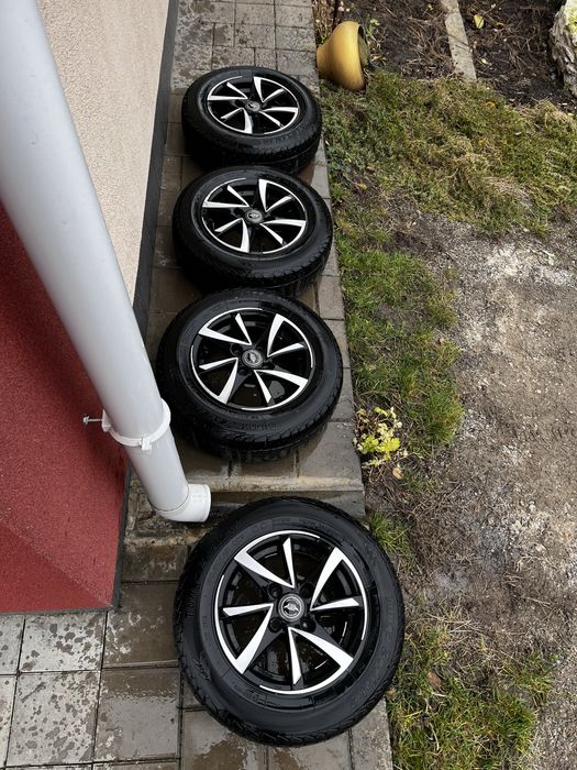 Диски титанові R13 4x100 з резиною -ВАЗ/Ланос/ЗАЗ