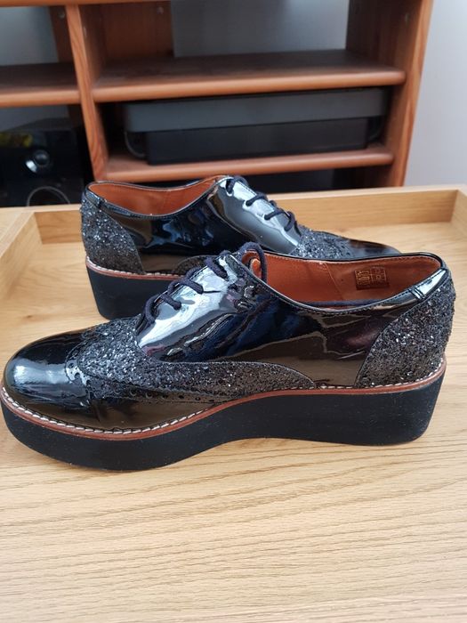 Wittchen buty półbuty eleganckie skóra sznurówki