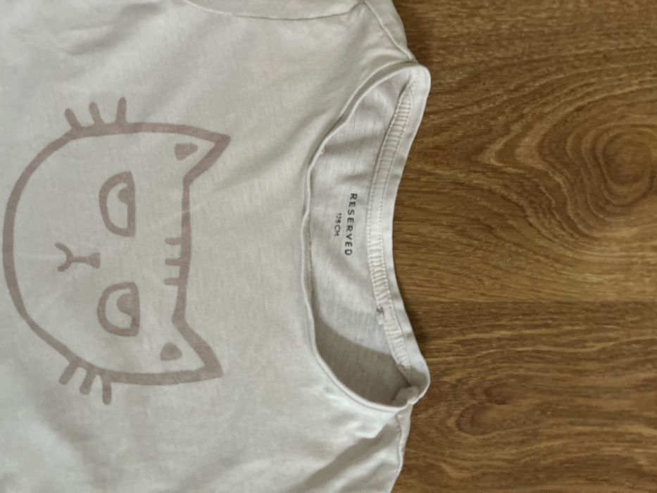 Koszulka T-Shirt dla Dziewczynki Reserved Rozmiar 128