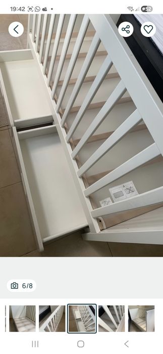 Berço com colchão ikea