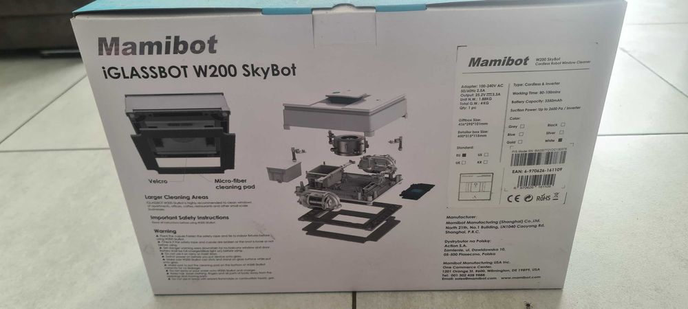 Myjka do okien Mamibot iGlassbot w200 Sky Bot